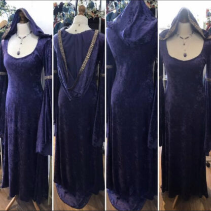 Rowan’s Closet Milena Dress Purple with Hood