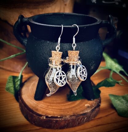 Rowan’s Closet Arcadia Black Salt & Obsidian earrings