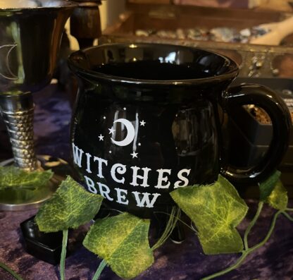 Witches Brew Black Cauldron Mug