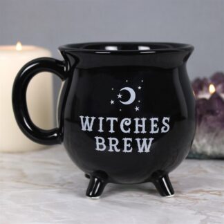 Cauldron Mug Witches Brew Black