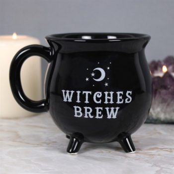 Cauldron Mug Witches Brew Black