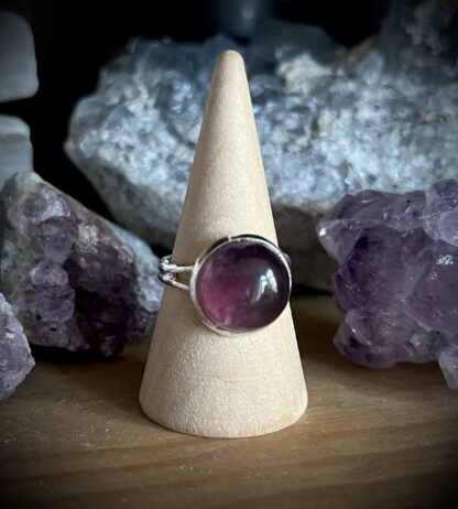 Small Gemstone Ring - Fluorite