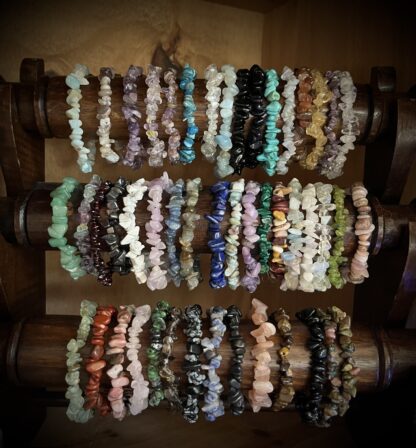 Gemstone Chip Bracelets