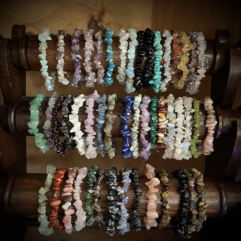 Gemstone Chip Bracelets