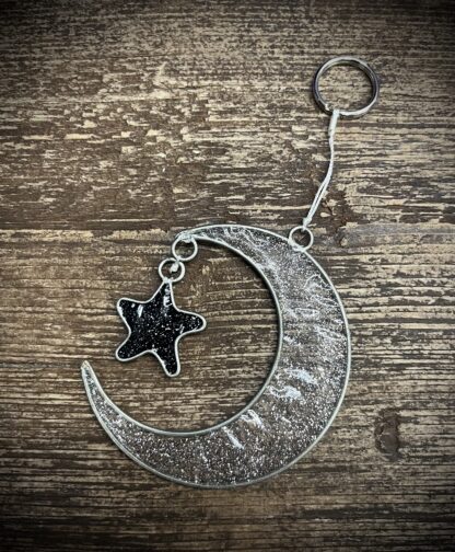 Black Magic Suncatchers - Moon and Star