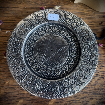 Altar Offerings Plate Pentagram