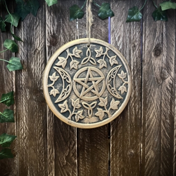 Triple Moon Hanging Plaque