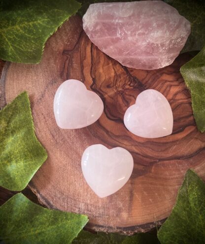 Mini Gemstone Hearts - Rose Quartz