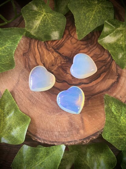 Mini Gemstone Hearts - Opalite