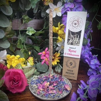 Rose & Olibanum Natural Incense Sticks