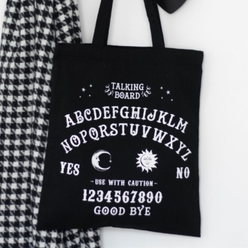 Talking Board Polycotton Tote Bag