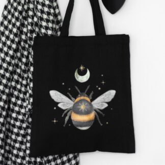 Forest Bee Polycotton Tote Bag