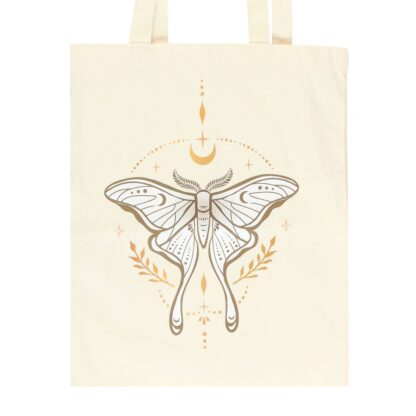 Light Luna Moth Polycotton Tote Bag