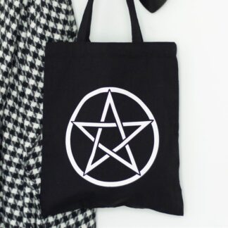 Pentagram Polycotton Tote Bag