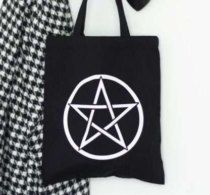 Pentagram Polycotton Tote Bag