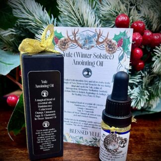 Yule (Winter Solstice) Blessings Spell Anointing Oil