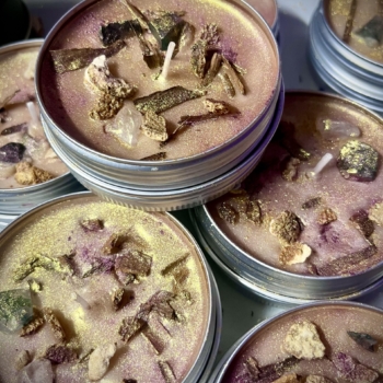 Yule (Winter Solstice) Blessings 2oz Candle Tin