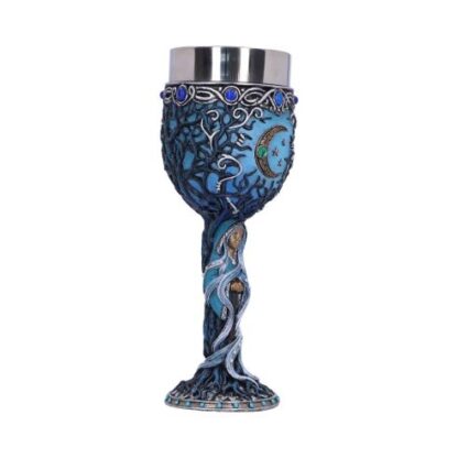 Triple Moon Goddess Crone Goblet