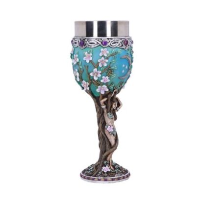 Triple Moon Goddess Maiden Goblet