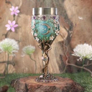 Triple Moon Goddess Maiden Goblet