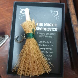 Mini Besom Crescent Moon