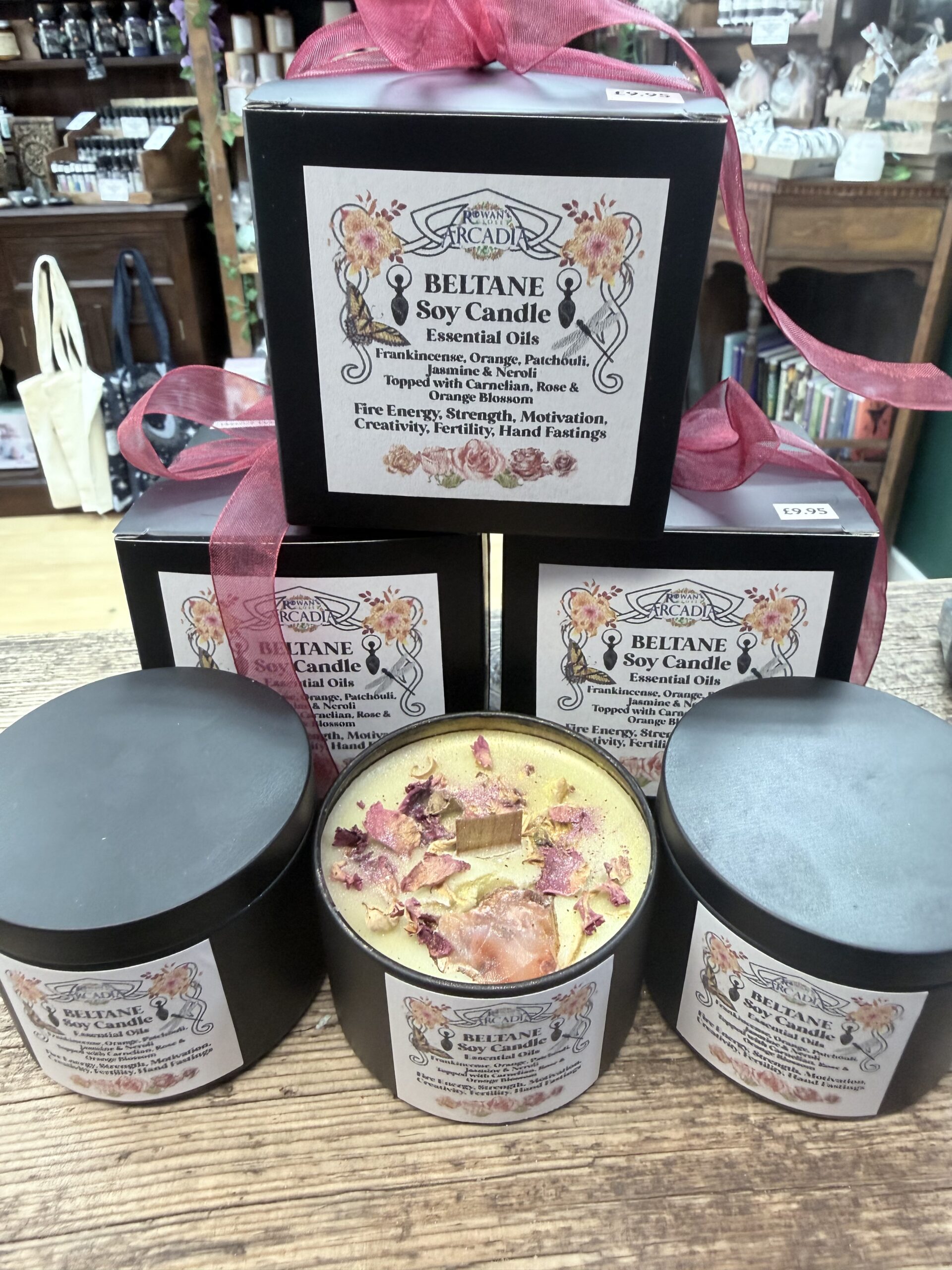Beltane 4oz Candle Tin Boxed - Image 2