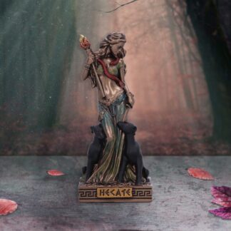 Hecate - Moon Goddess Miniature Bronze Resin Figurine