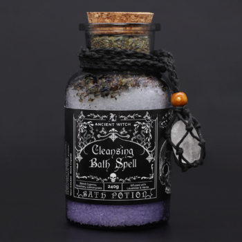 Ancient Witch Cleansing Bath Spell Potion – Rock Quartz