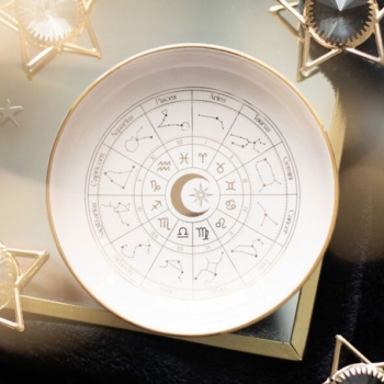 Astrology Wheel Trinket Dish