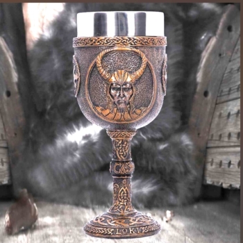 Norse God Loki Goblet